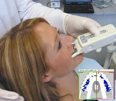 TekScan being used by a patient