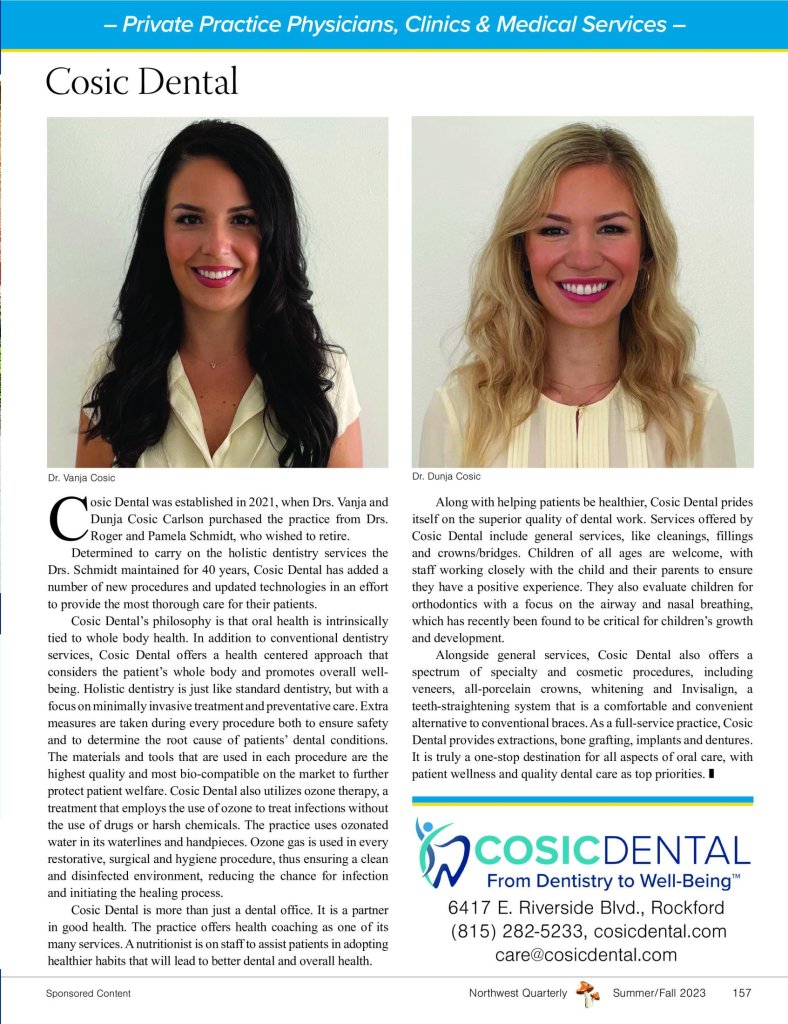 Healthy smiles start here magazine article