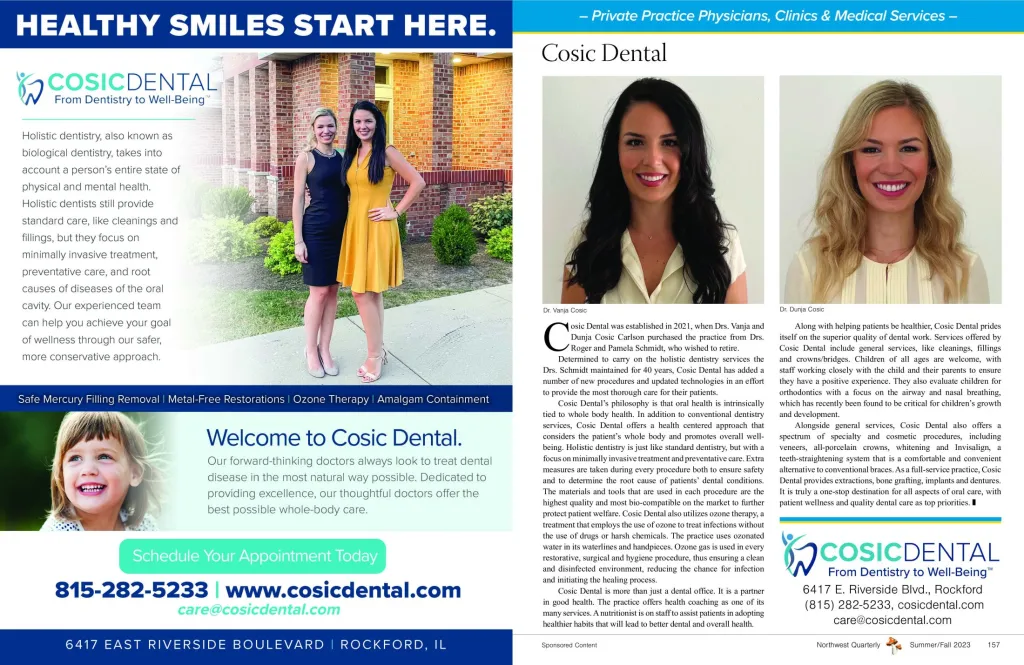 Healthy smiles start here magazine article